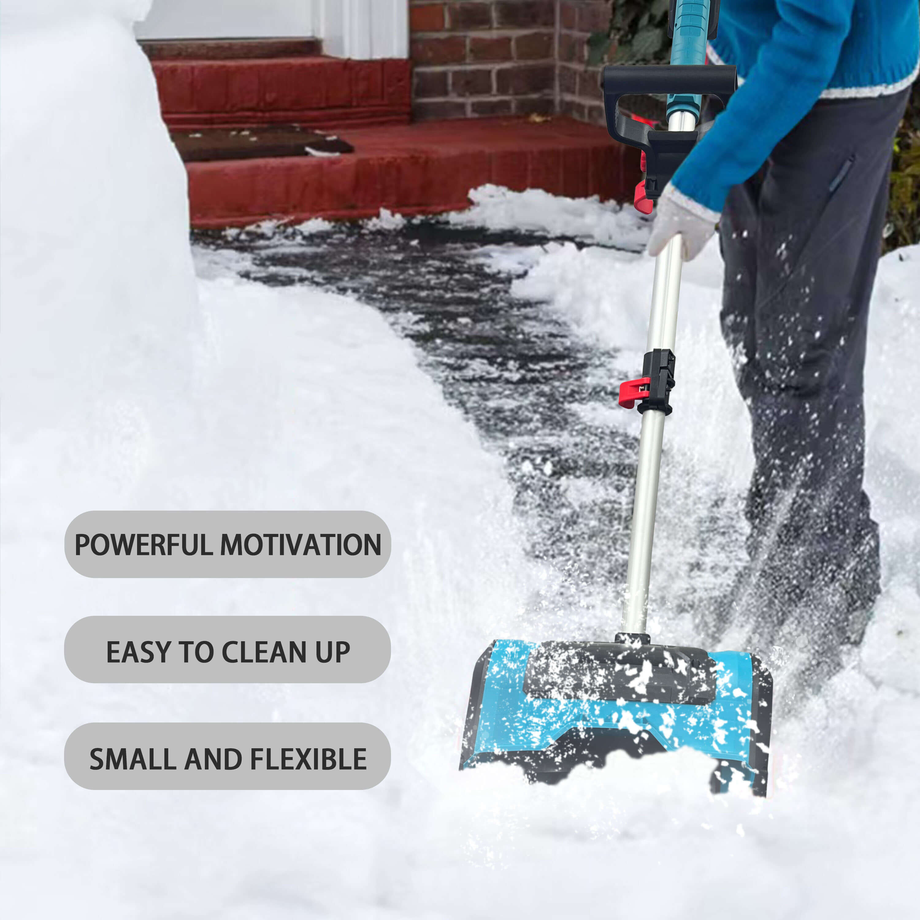 20V cordless Snowplow