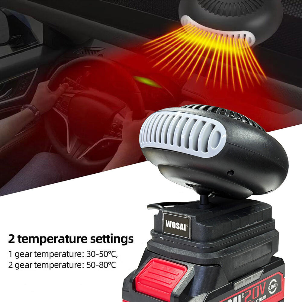 20V Cordless Lithium Battery Heater