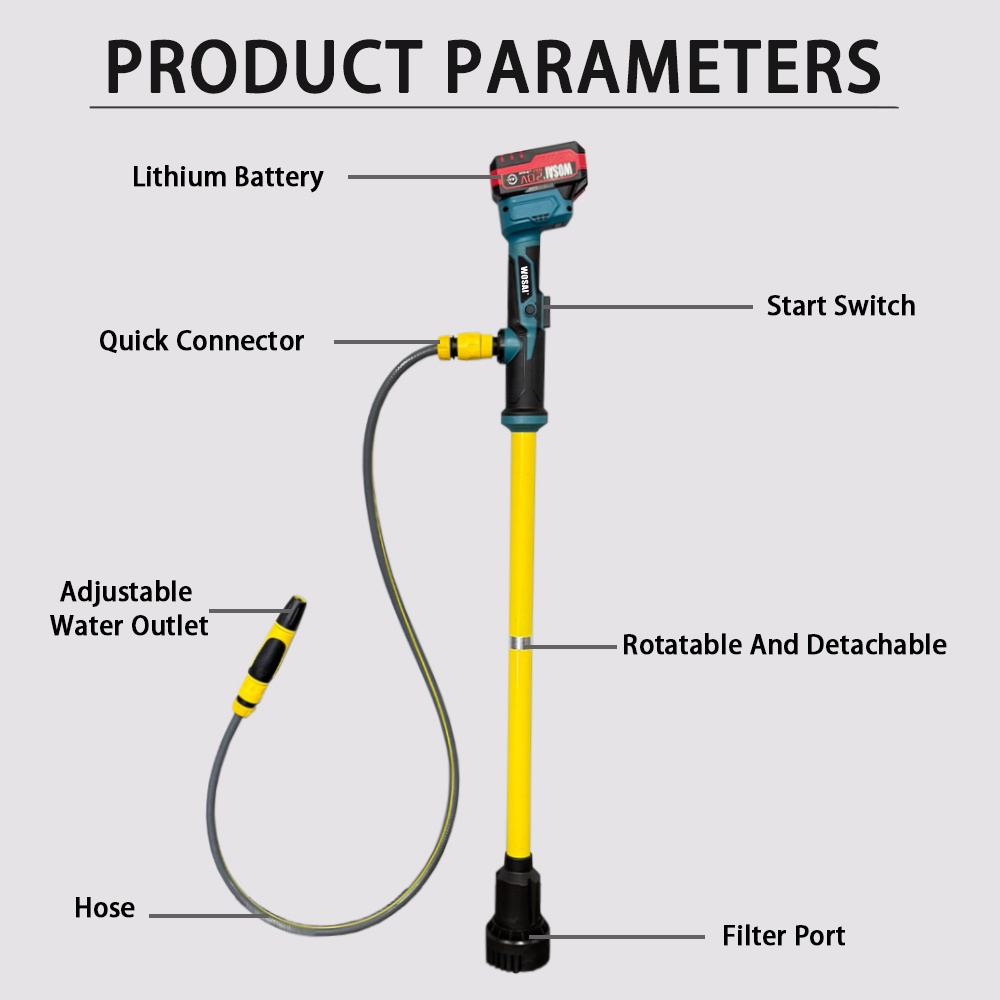 20V Cordless water oil pump