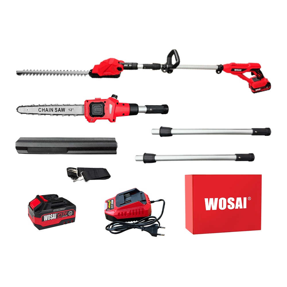20v Cordless Brushless Multi-Function Pole tool( Hedge Trimmer & Chainsaw)