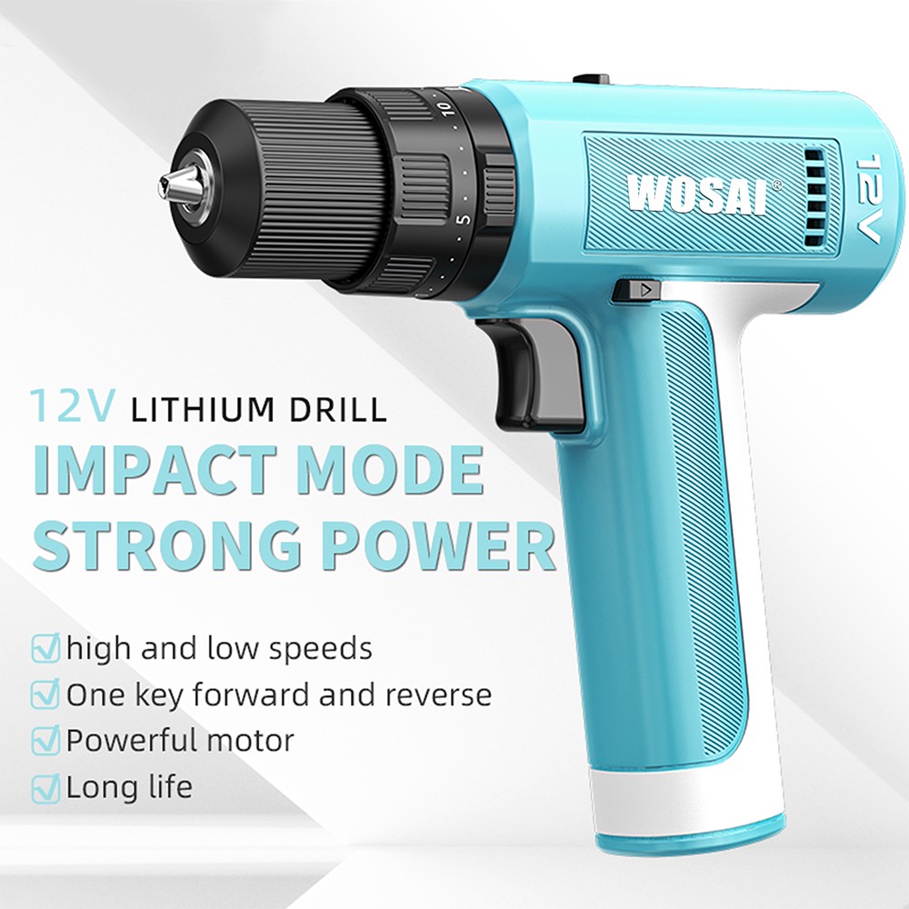 12V cordless drill set