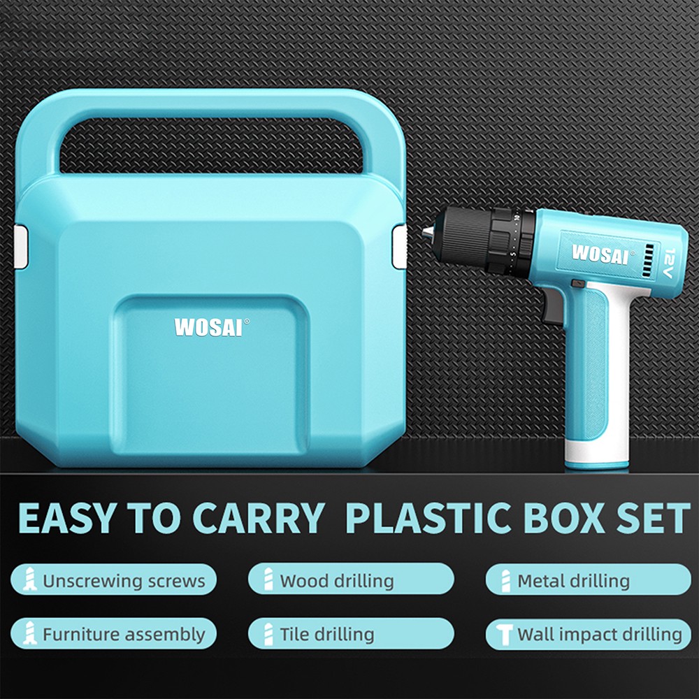 12V cordless drill set