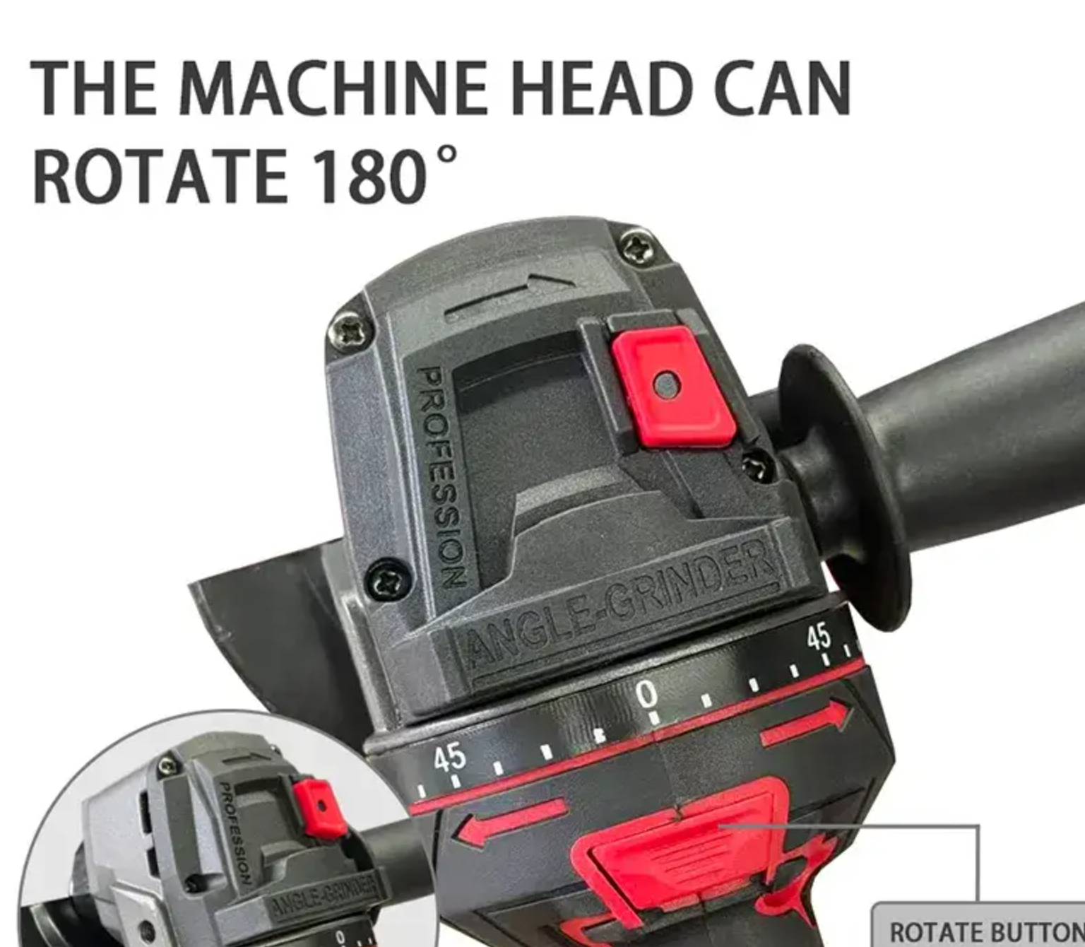 20v brushless angle grinder