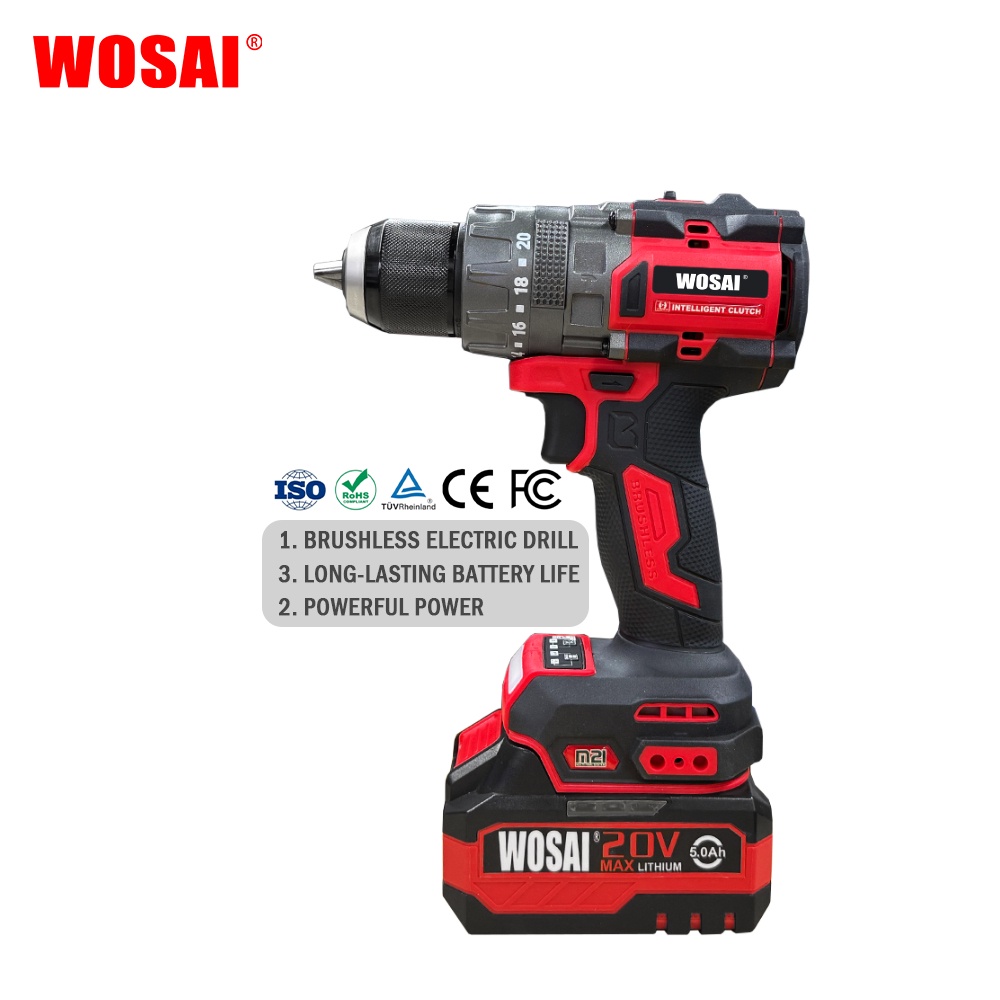 20V Cordless Brushless 13mm Drill
