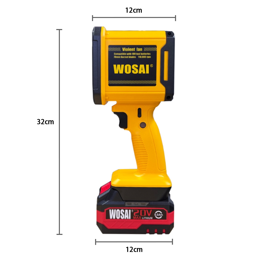 20V Brushless Cordless Turbo Air Blower