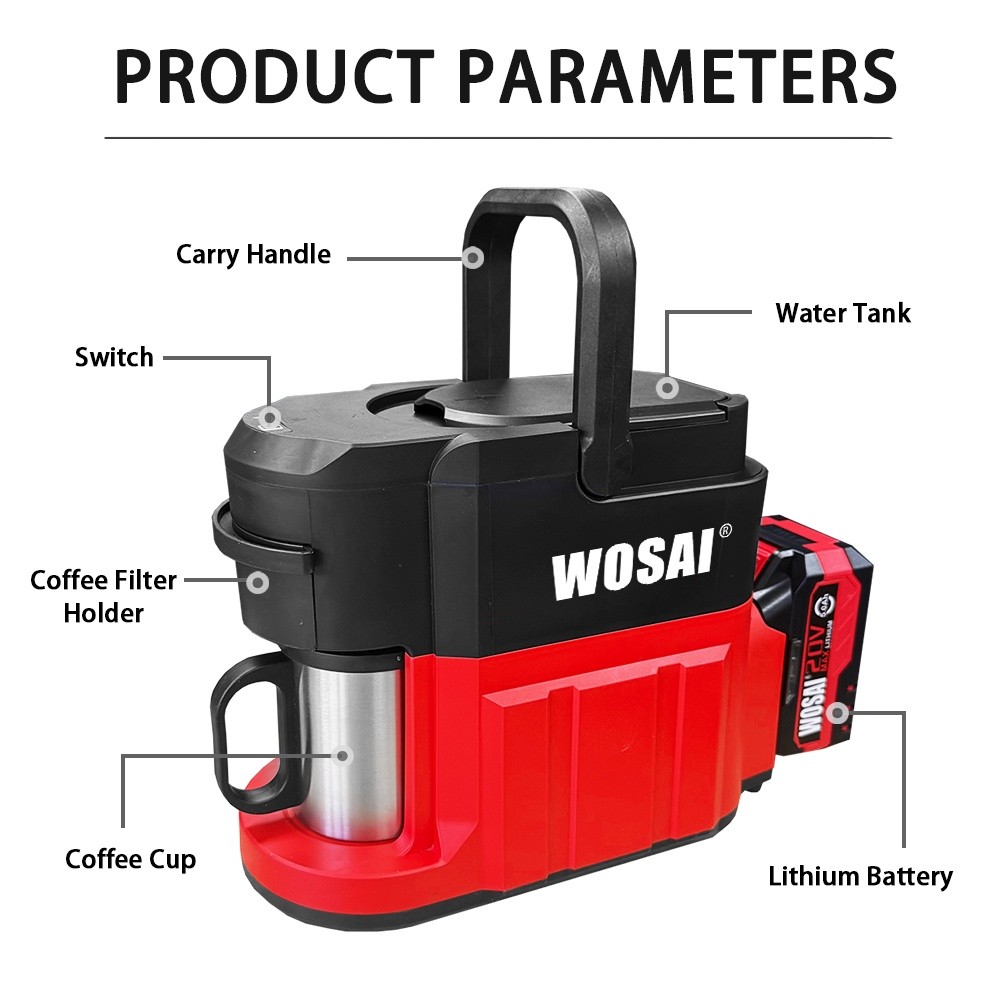 Cordless Portable Coffee Maker