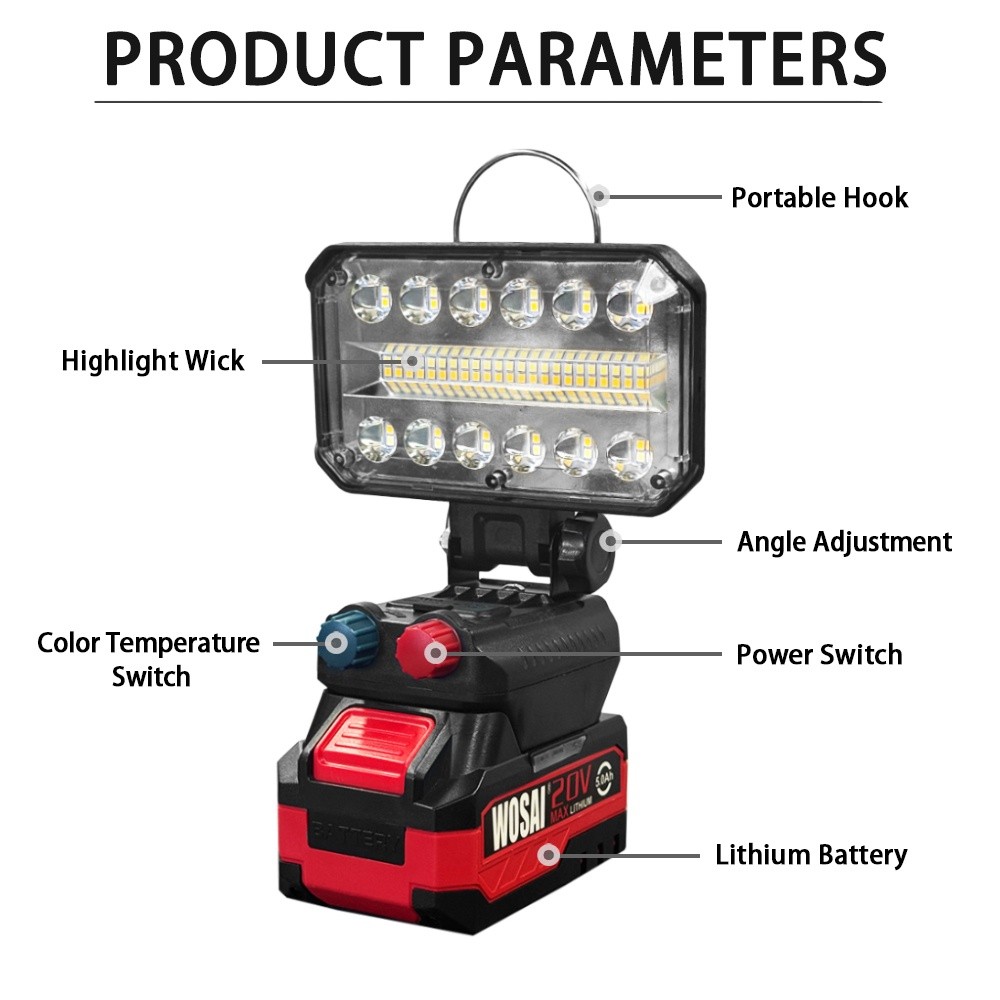 20V Cordless Led Working Lights