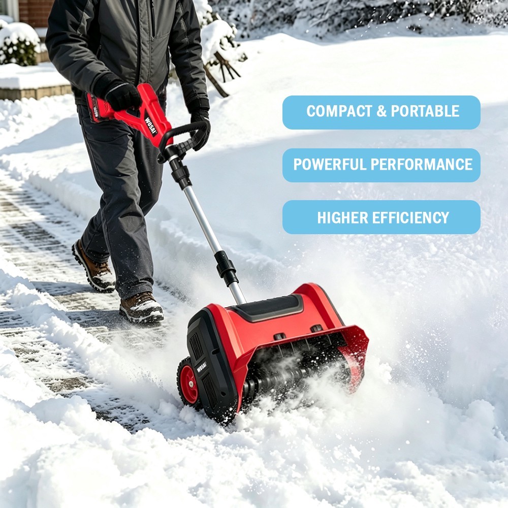 20V Brush Cordless Snowplow