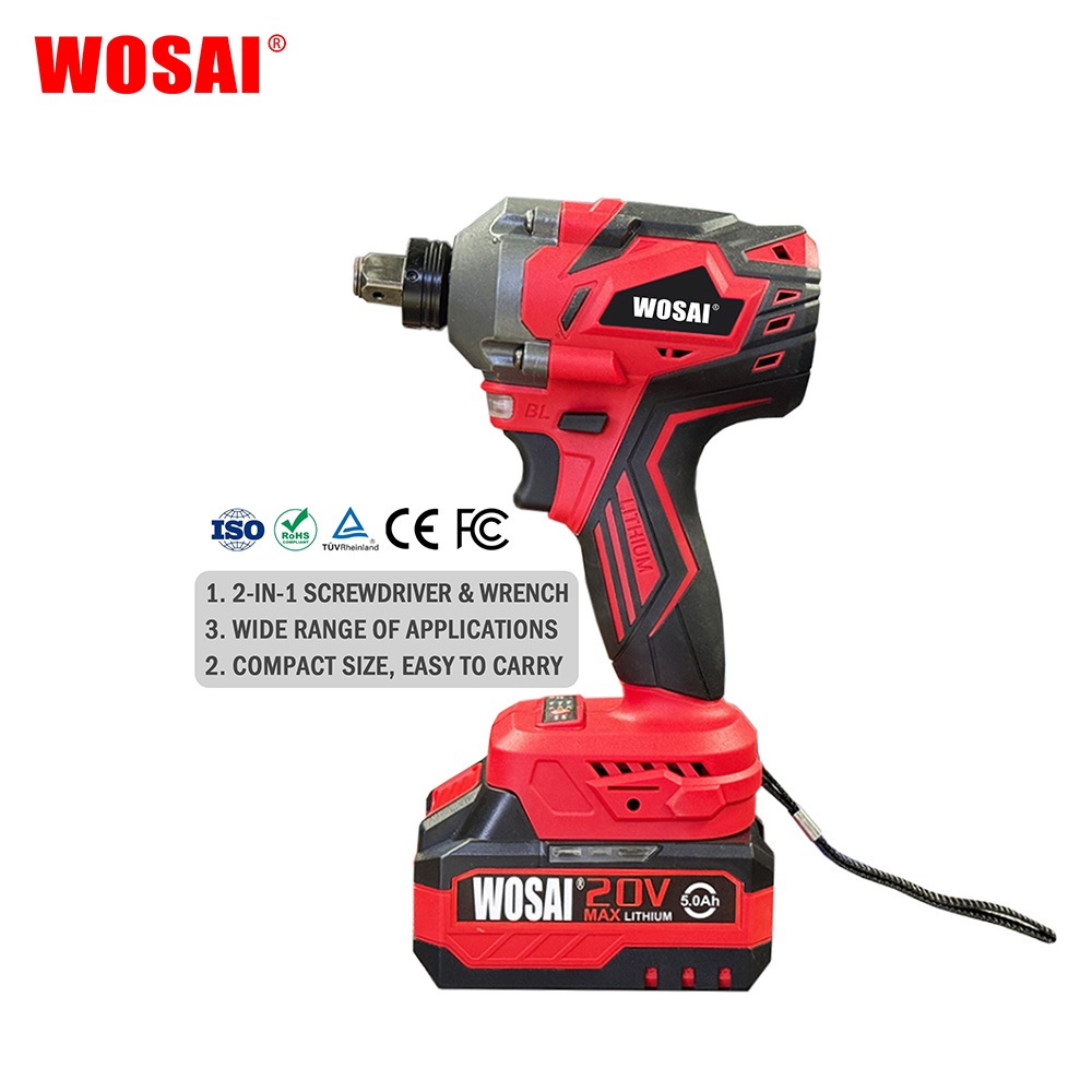 20V Brushless Cordless  2‑in‑1 Impact Wrench