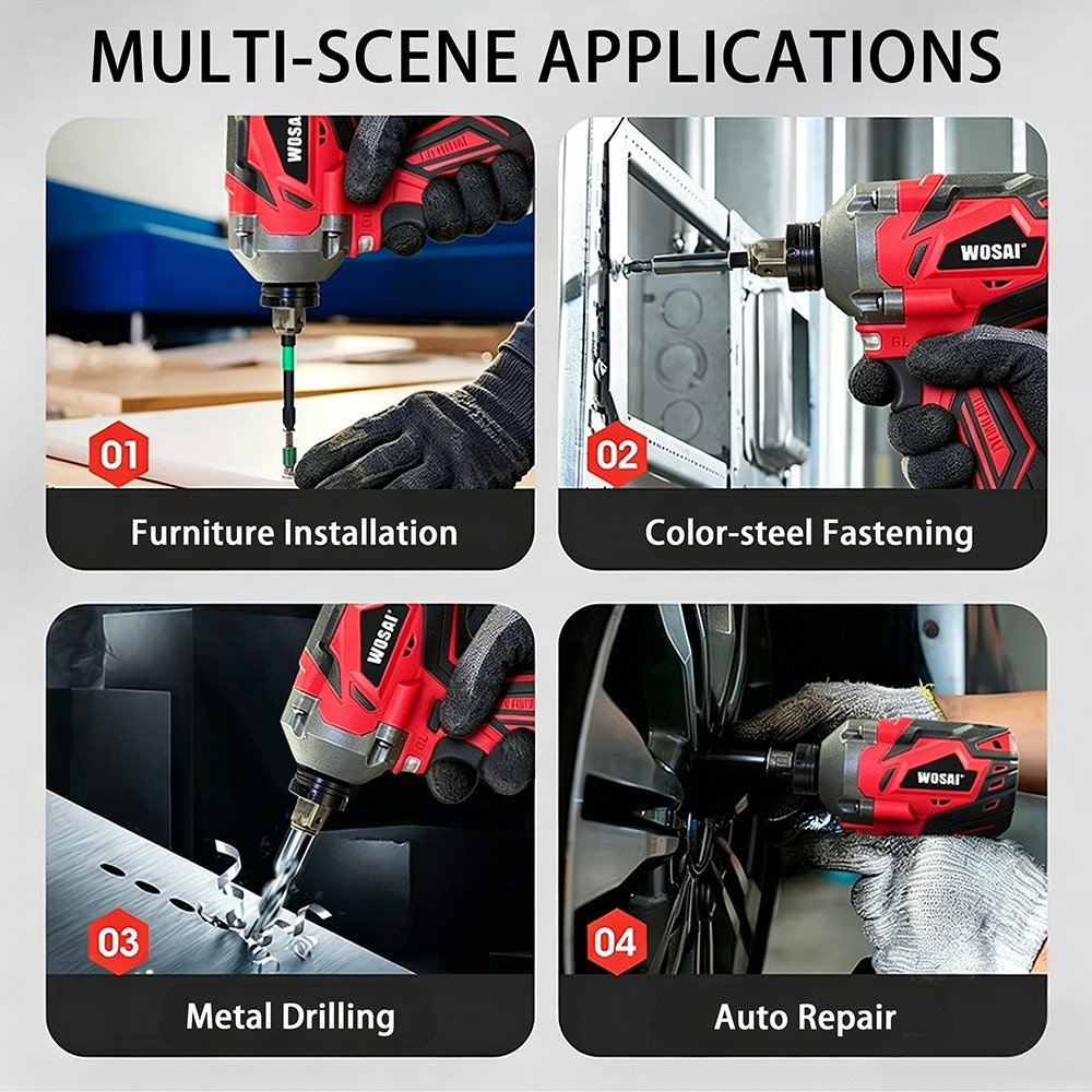 20V Brushless Cordless  2‑in‑1 Impact Wrench
