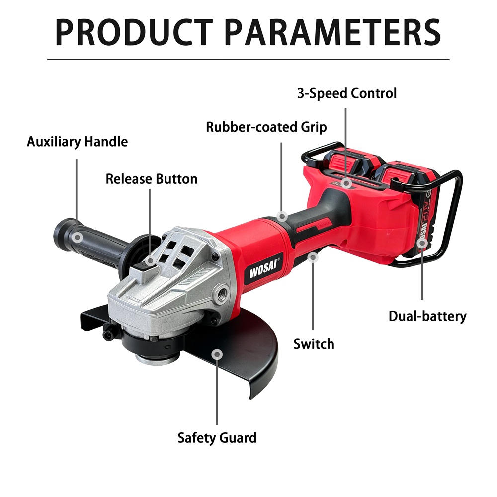 40V Brushless Angle Grinder