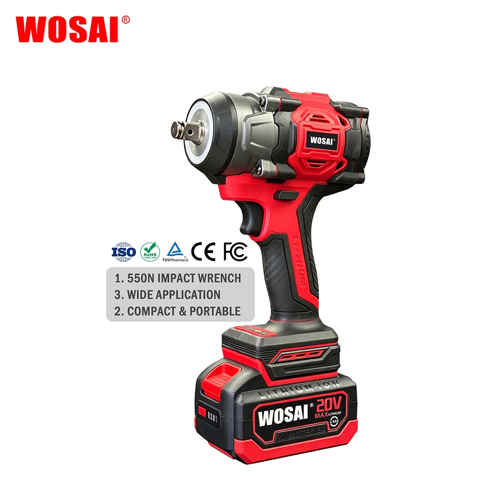 20V Brushless 550NM Hollow Shaft Impact Wrench