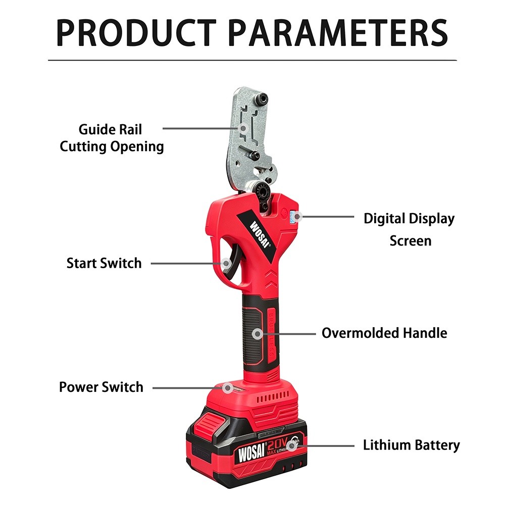 20V Cordless Brushless DIN Rail Cutter