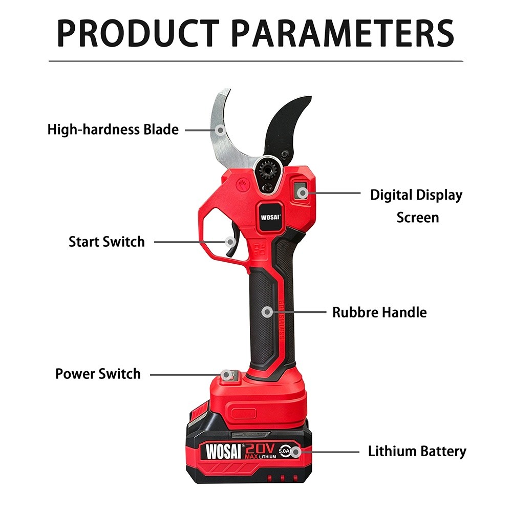 20V Cordless Brushless Pruningshears