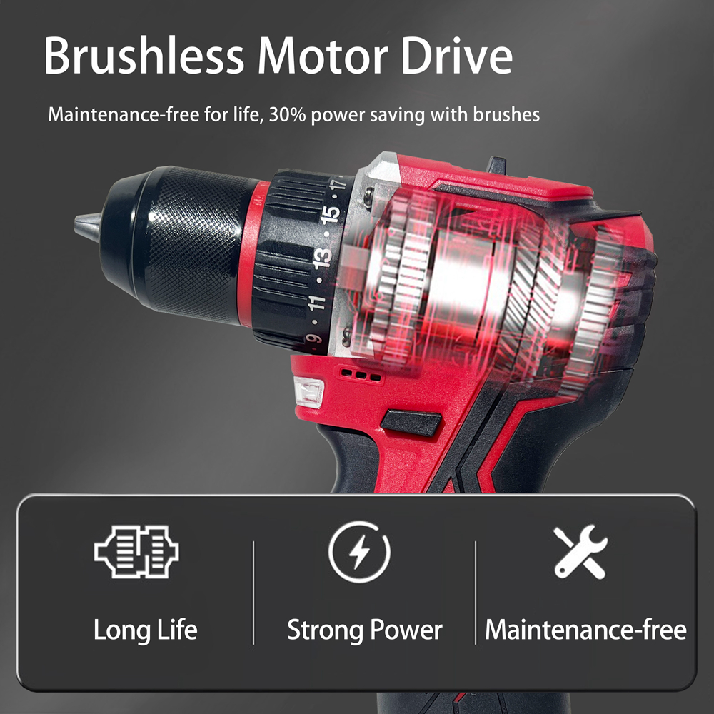  16v Brushless Cordless Drill (Ratchet chuck)