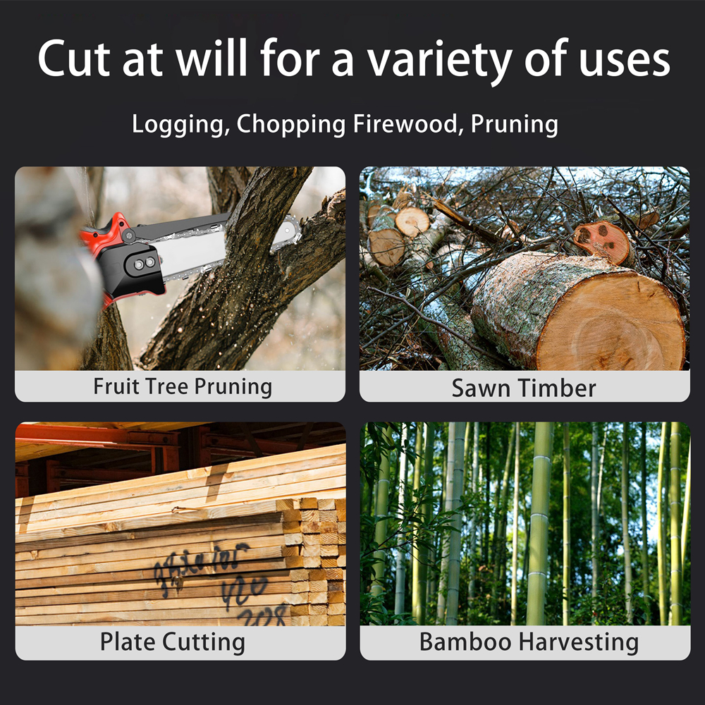 20V Brushless 8inch chainsaw with semi-autoautomatic oil feed(MT)