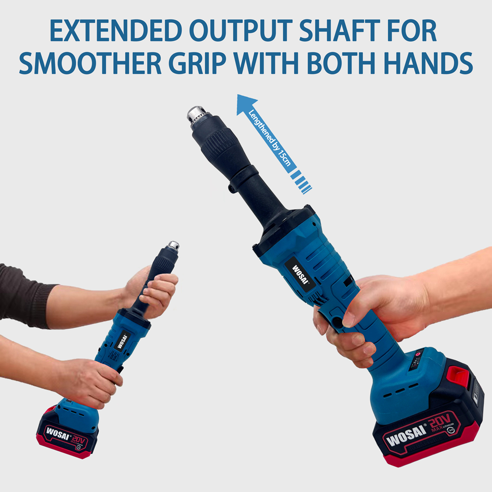 20V Brushless Grinder Long-shaft nut version