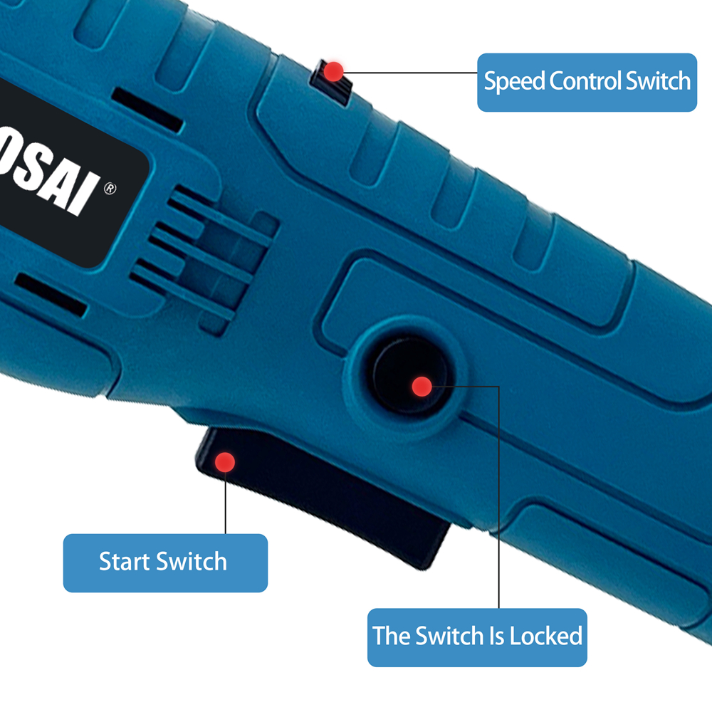 20V Brushless Grinder Long-shaft nut version