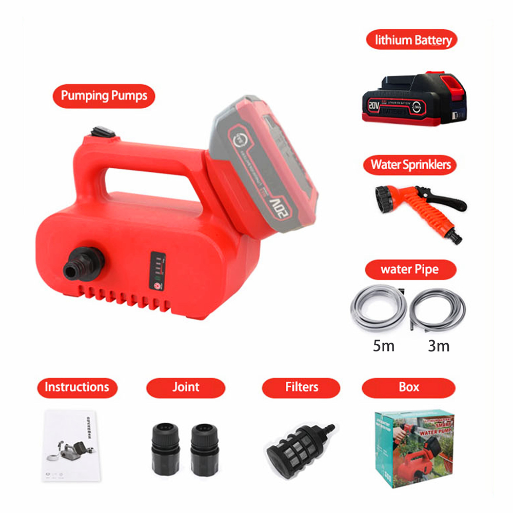 20V self priming dual core pump