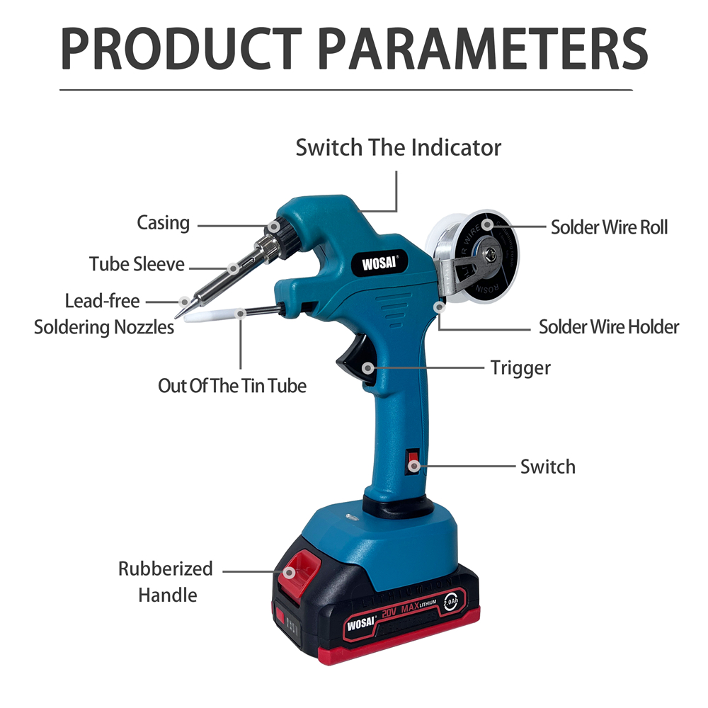 20V Electric Cordless solder gun