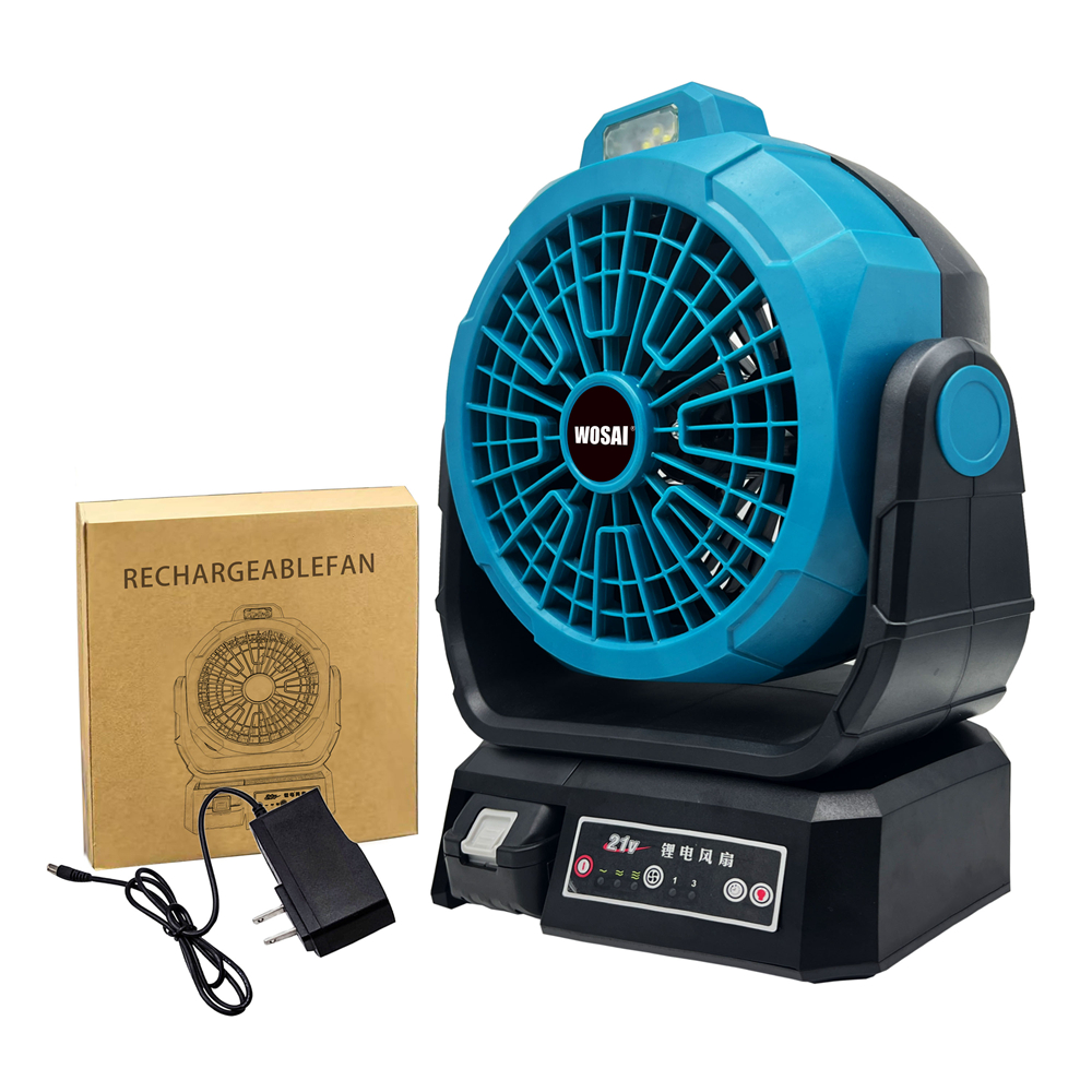 20V Rechargeable fan With LED light