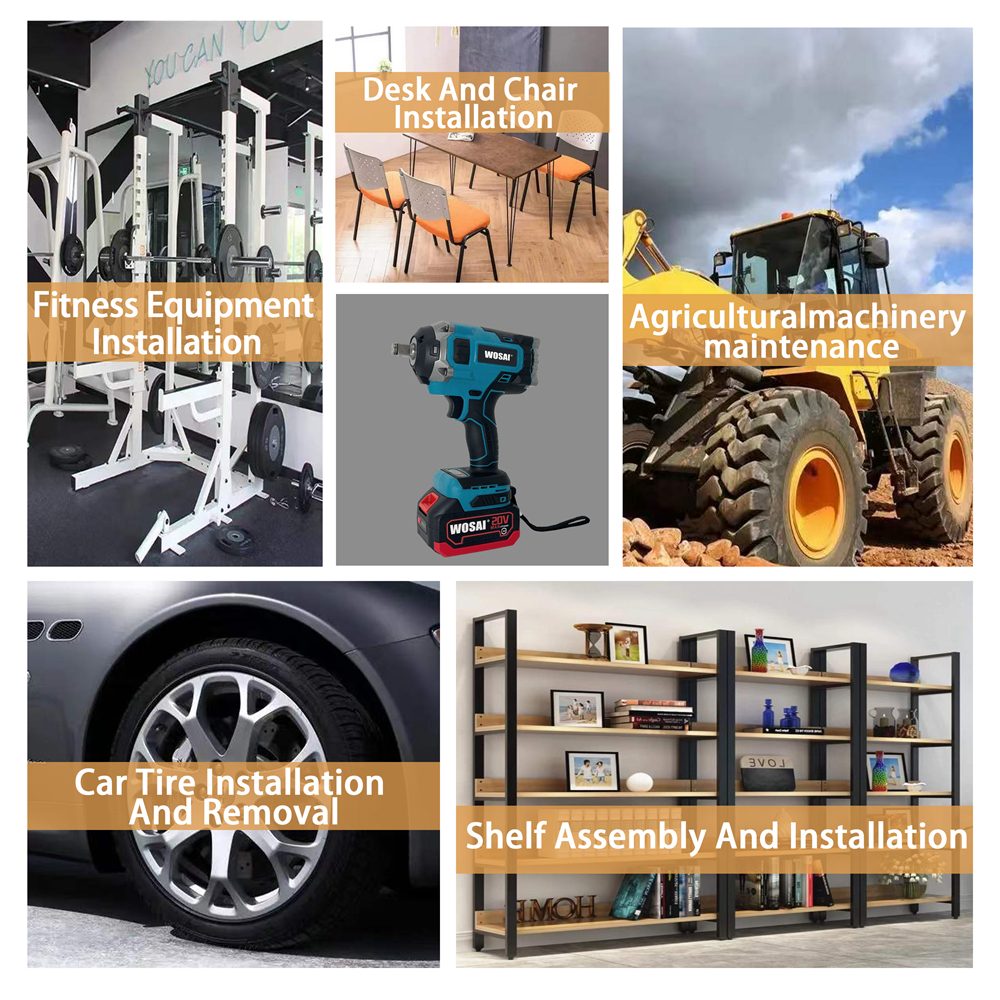 20v Cordless Brushless 850NM impact wrench