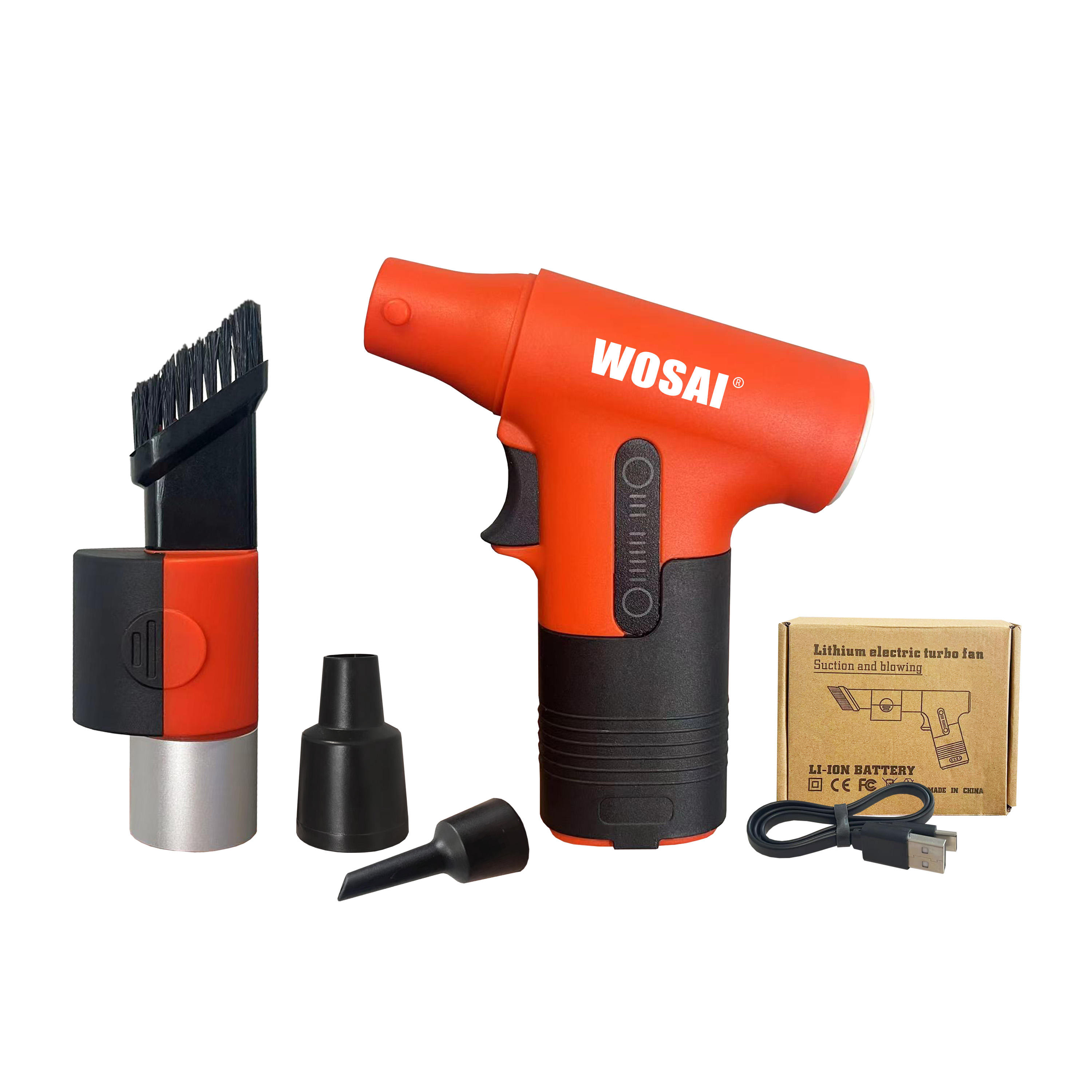 7.4V Blow-suction integrated turbo fan