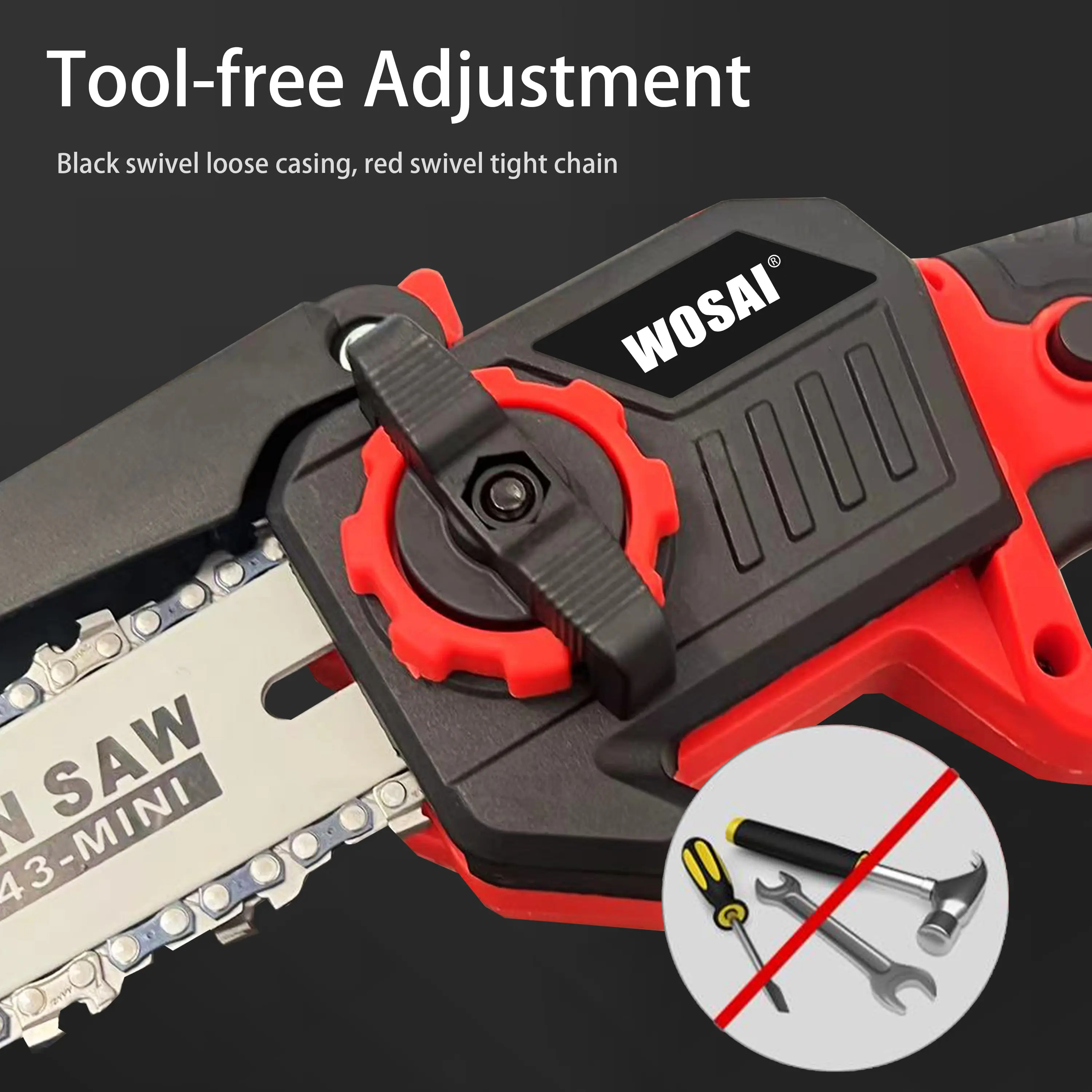 20v Cordless 6/8 inch chainsaw