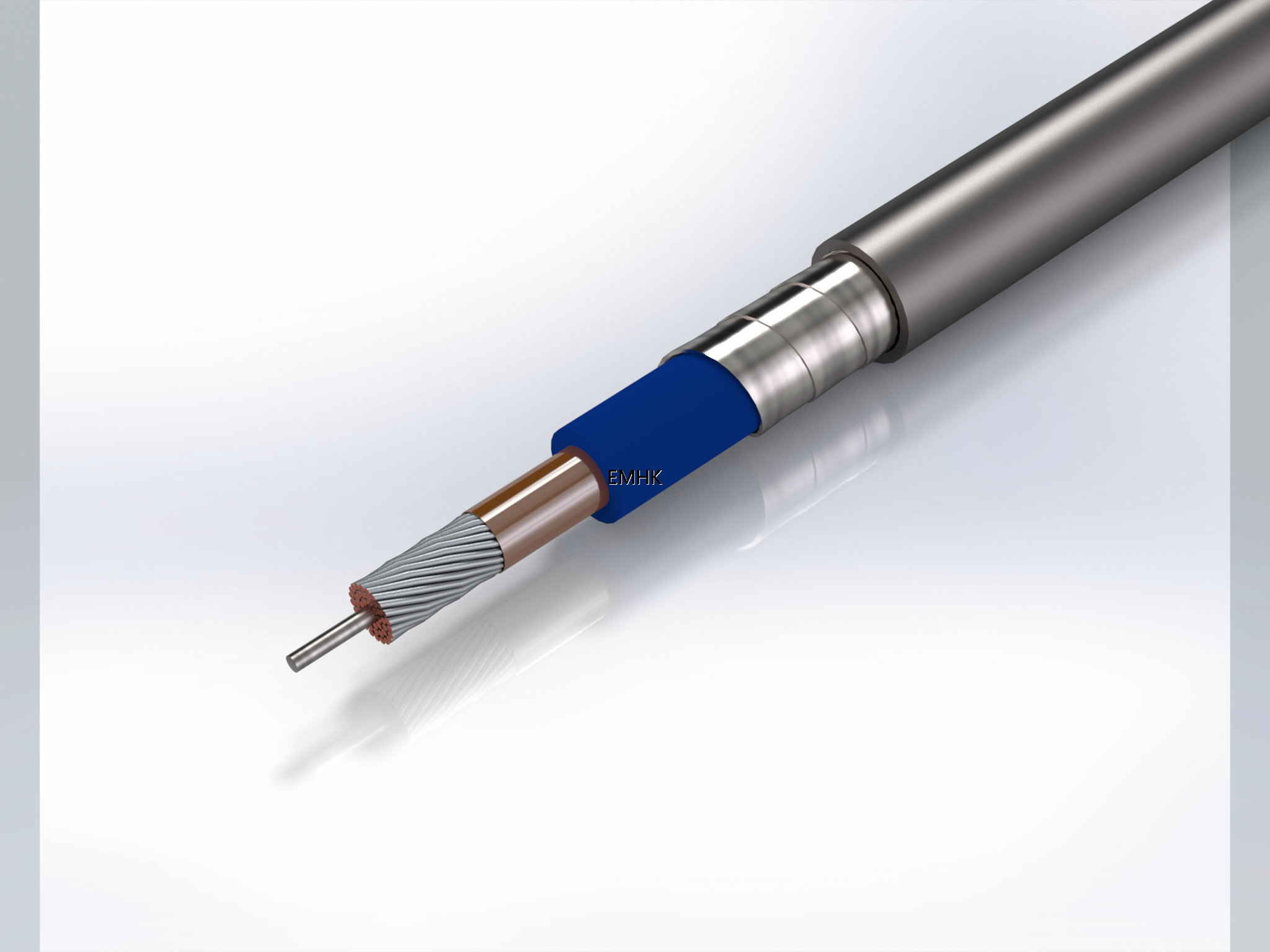 Stainless steel (armored) high-temperature test cable series