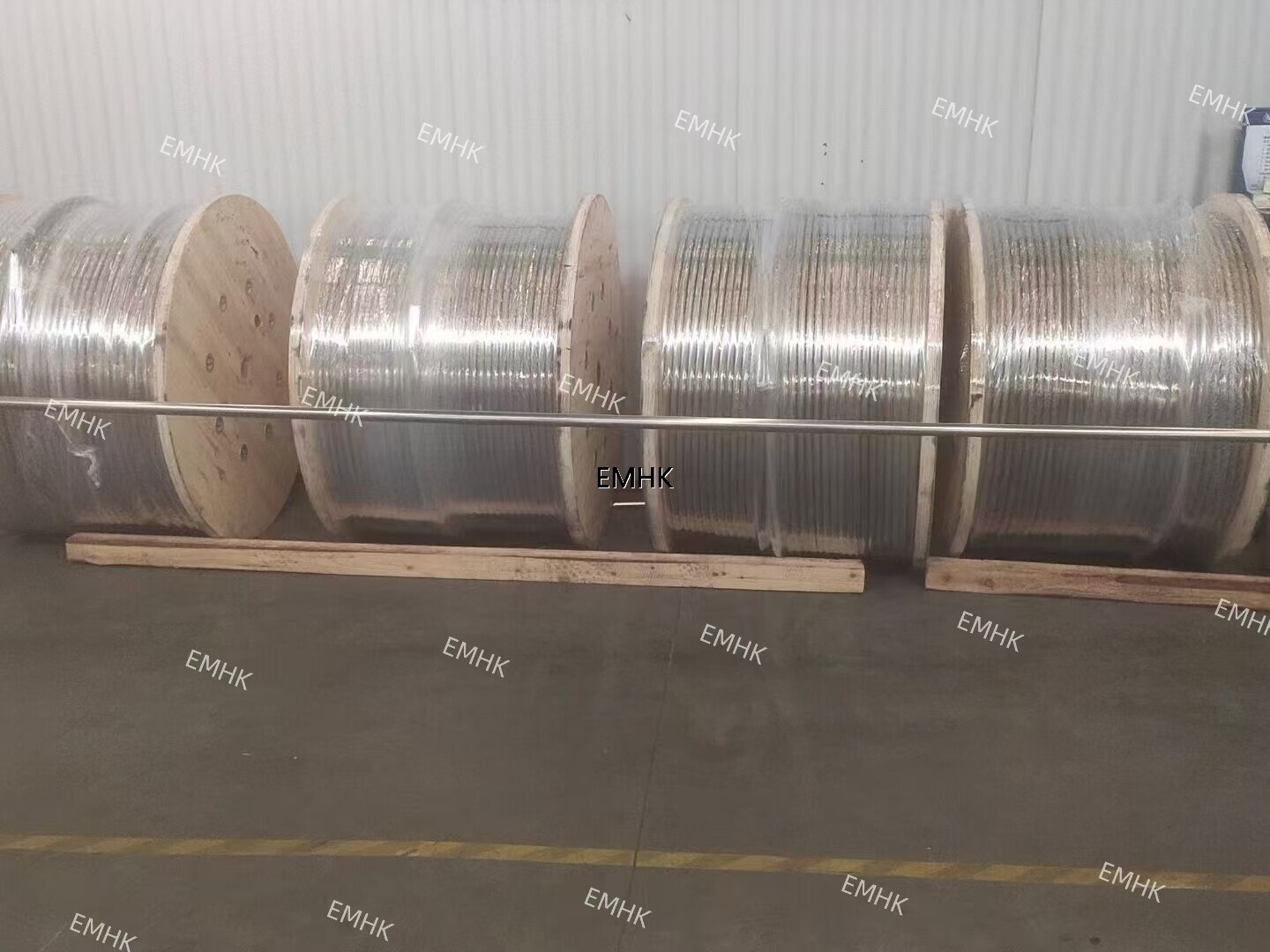 Stainless steel coiled tubing control lines