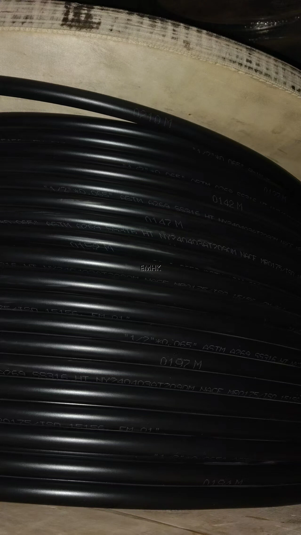 SS316 PVC Coated coiled tubings Seamless tubings