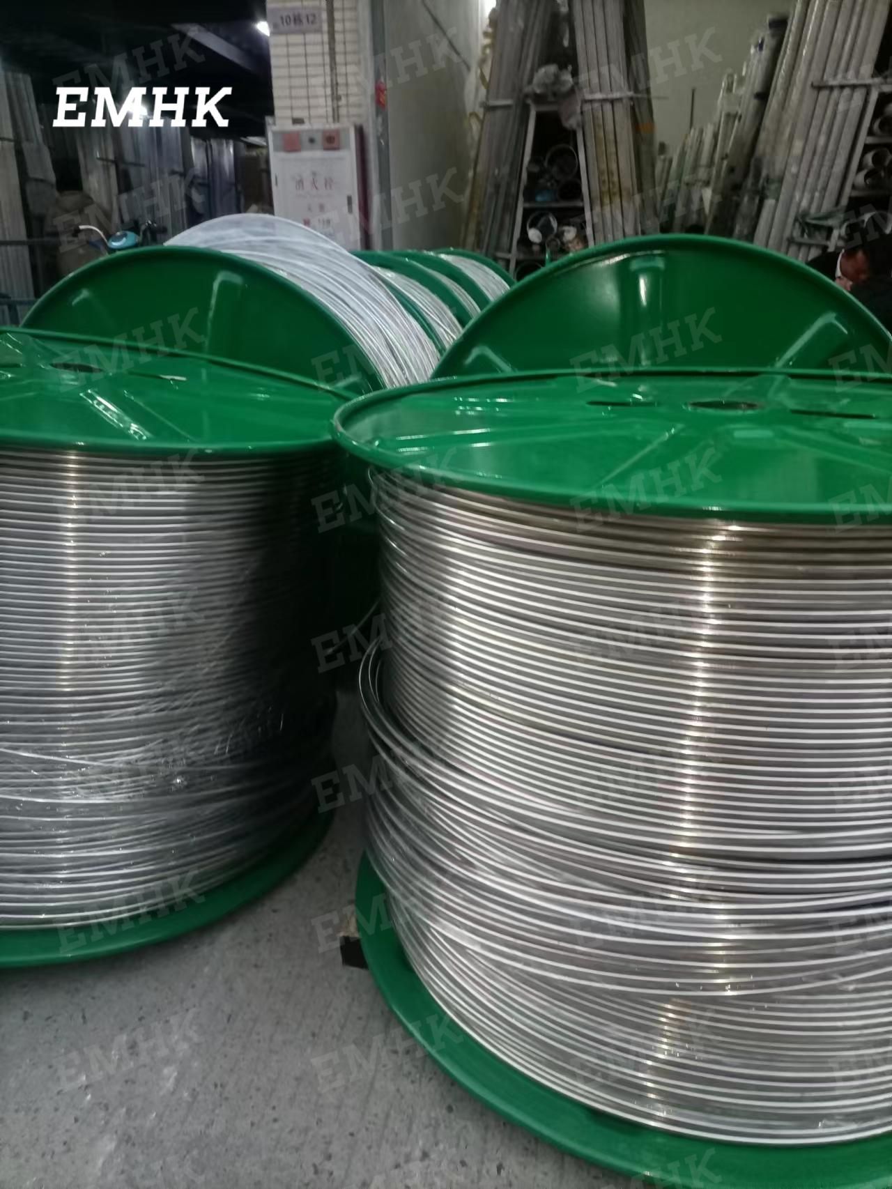 ASTM A269 304 Stainless steel Coiled injection line 1/2