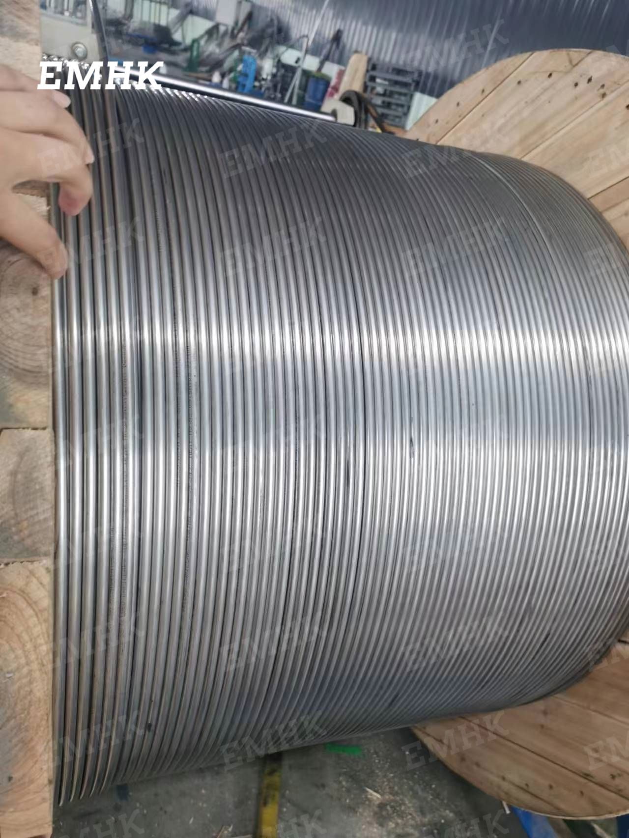 316l Stainless steel coiled hydraulic control line bare welded 