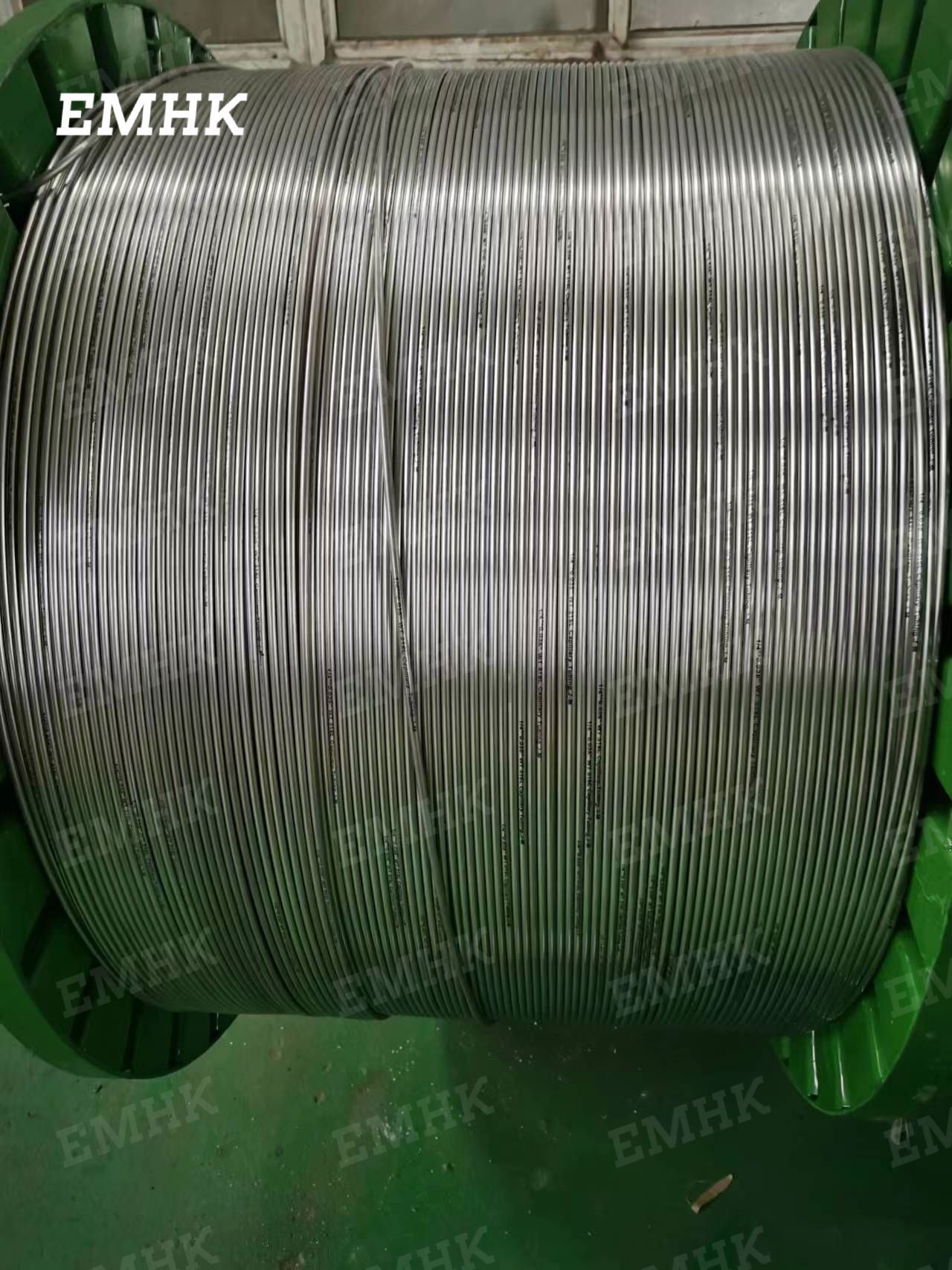 ASTM A789 Duplex 2205 Stainless steel Coiled Downhole tubing 1/4