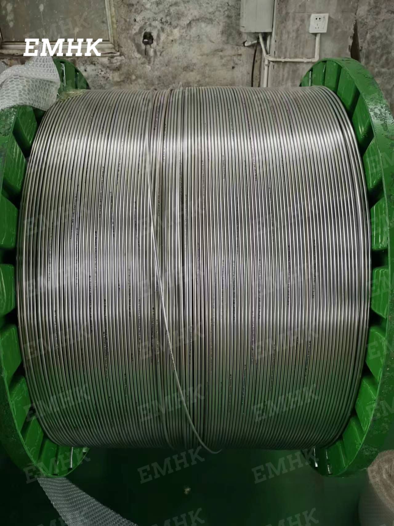 ASTM A269 304 Stainless steel welded coiled injection line 1/2