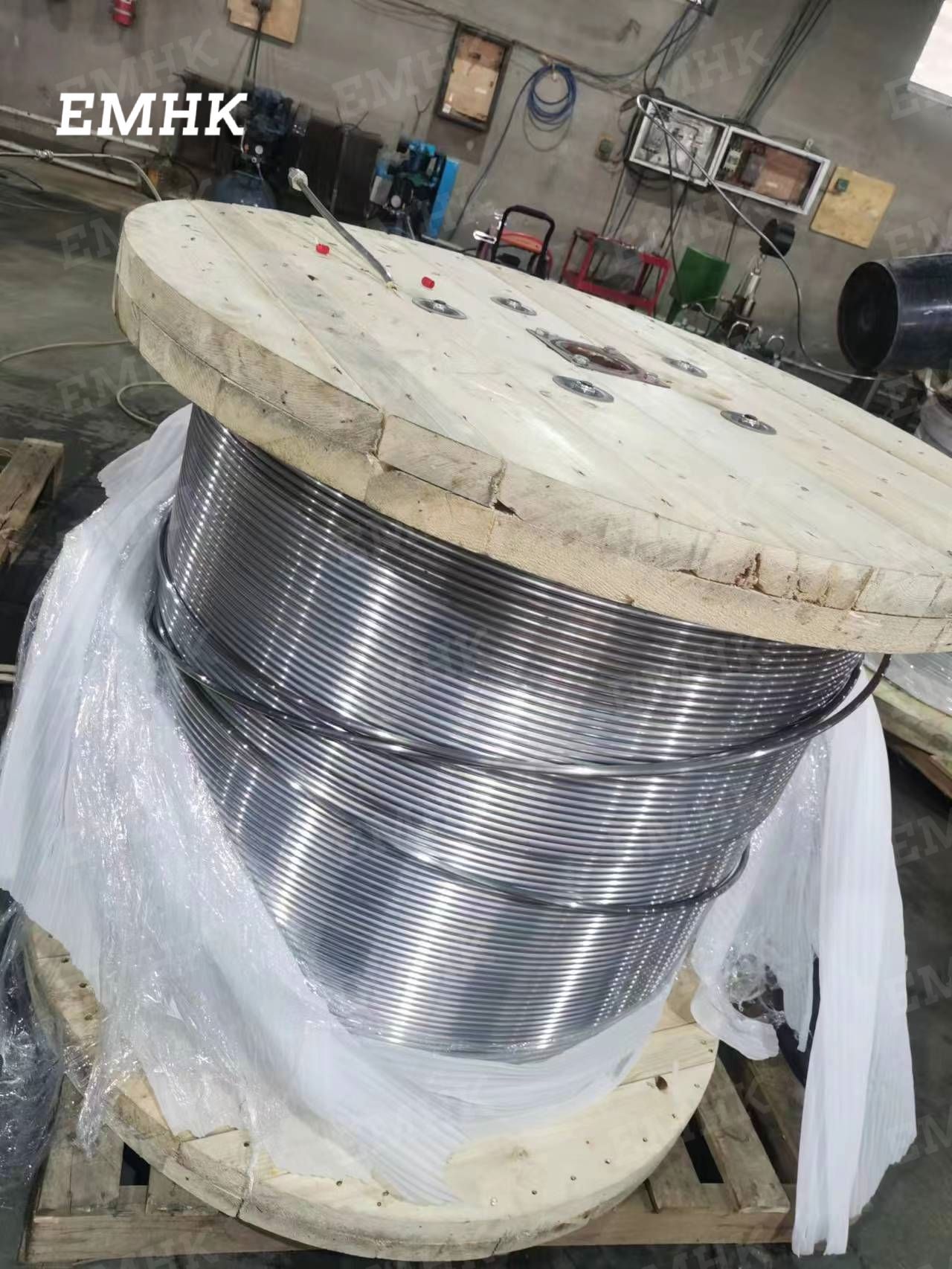 ASTM A789 Duplex 2205 Stainless steel coiled hydraulic control line 3/8