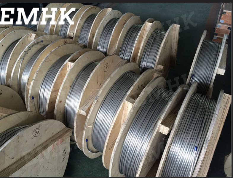 ASTM A789 Inconel 625 Stainless steel Seamless coiled control line 1/2