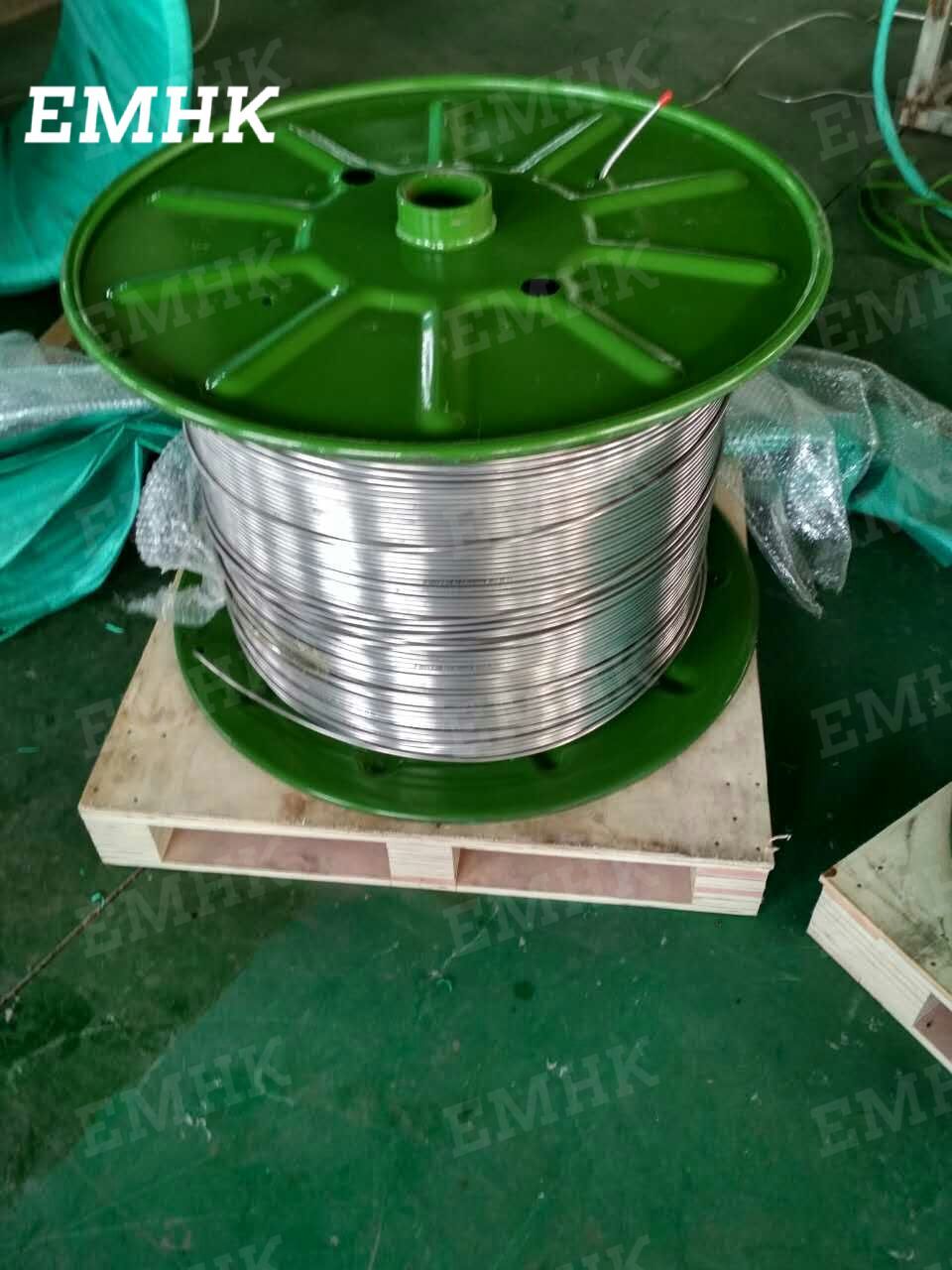Inconel 825 Stainless steel coiled hydraulic control line 3/8