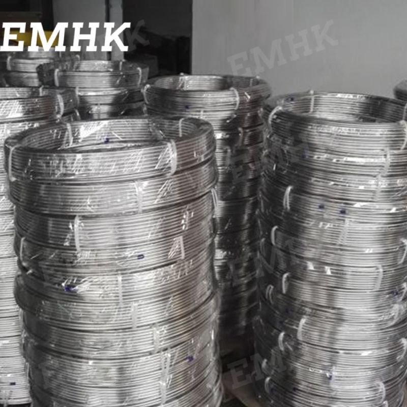 Inconel 825 Stainless steel Seamless coiled hydraulic control lines