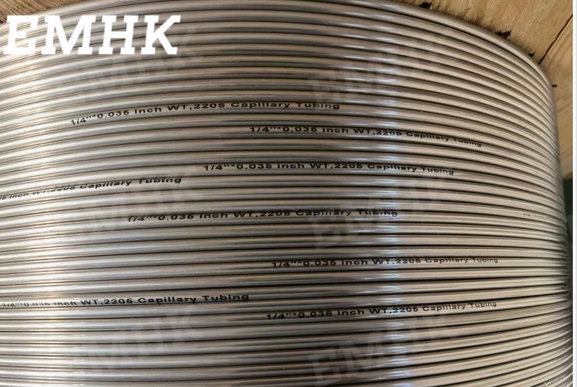 ASTM A789 Alloy 625 Stainless steel capillary Downhole tubing 1/4