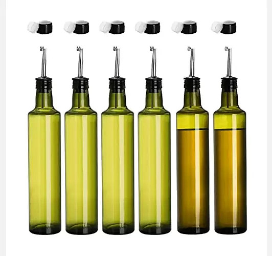 125ml 250ml 500ml Round Glass Olive Oil Bottle Olive Oil Bottle Wholesale