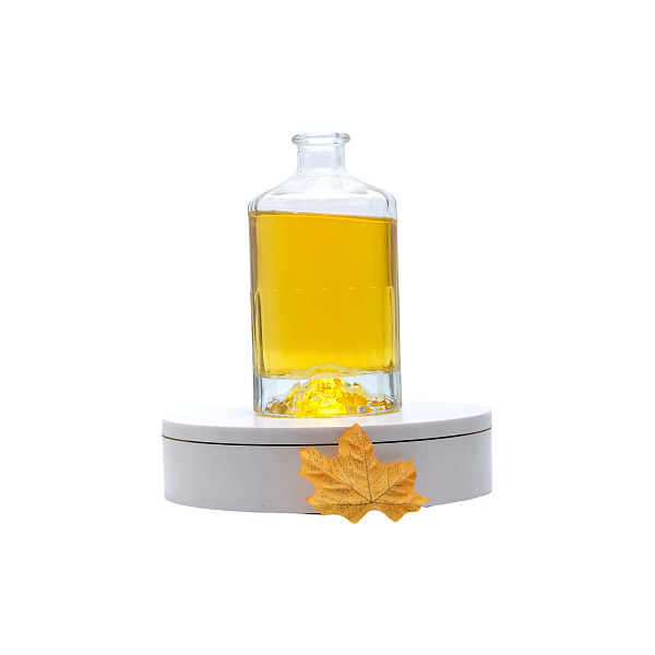 Hot Sale luxury bottles for brandy bottle375 ml glass flask brandy bottle whiskey bottle caps