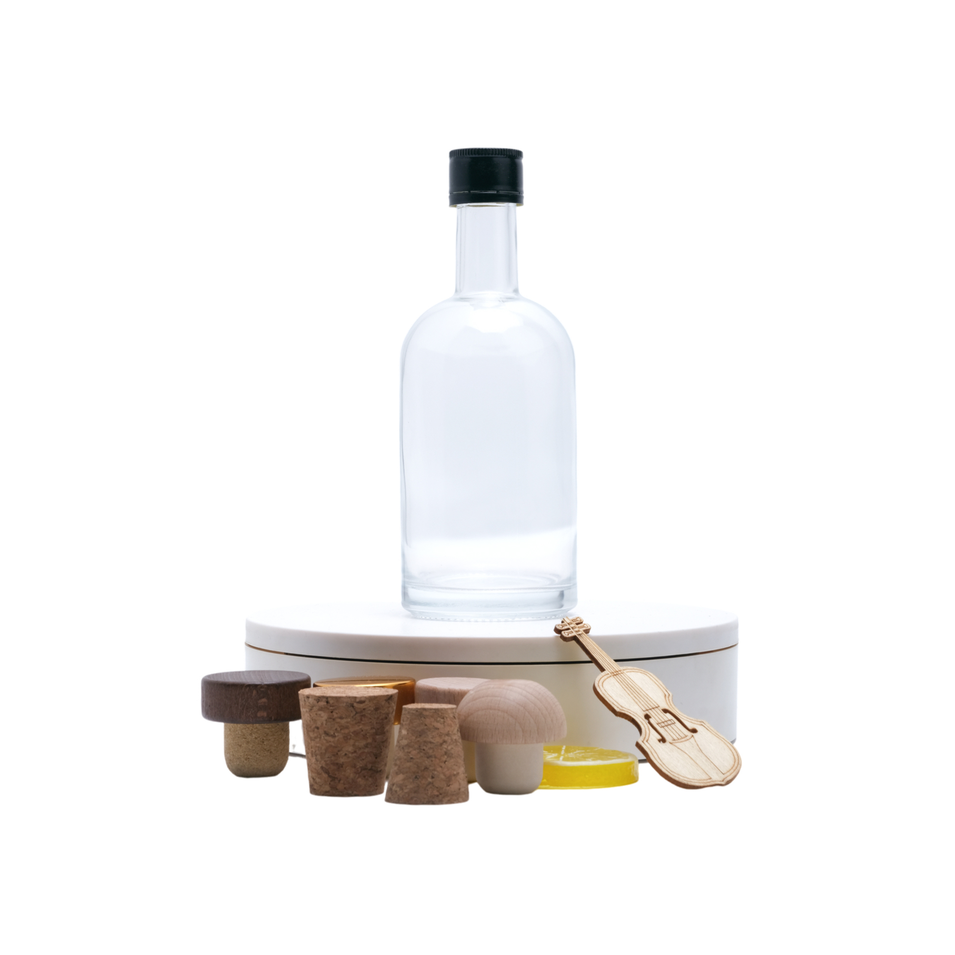 Custom 50ml 100ml 200ml 375ml 500ml 700ml 750ml 1000ml Tequila Gin Whisky Whiskey Liquor Bottle Vodka Glass Bottle with Cork