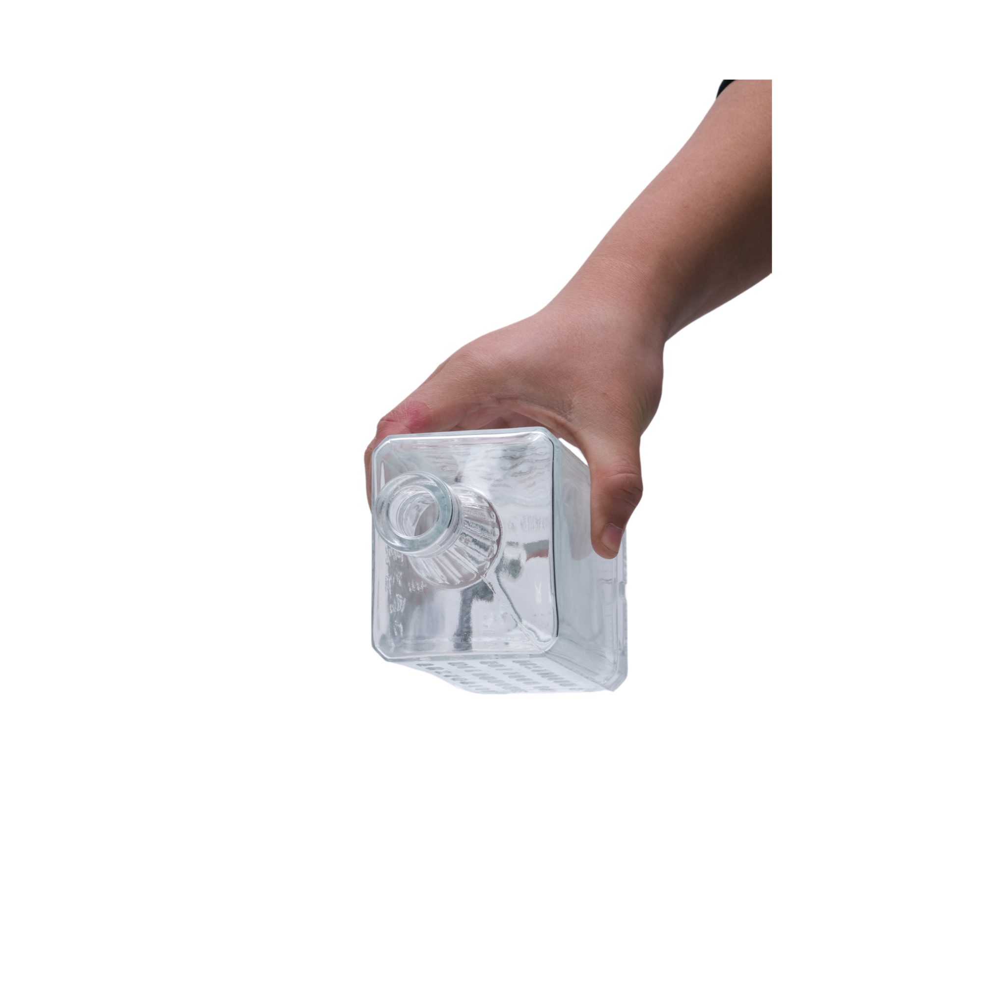 Custom Clear Vodka Liquor Gin Rum Tequila Whiskey Alcohol Glass Bottle 500ml 750ml 1000ml With Cork