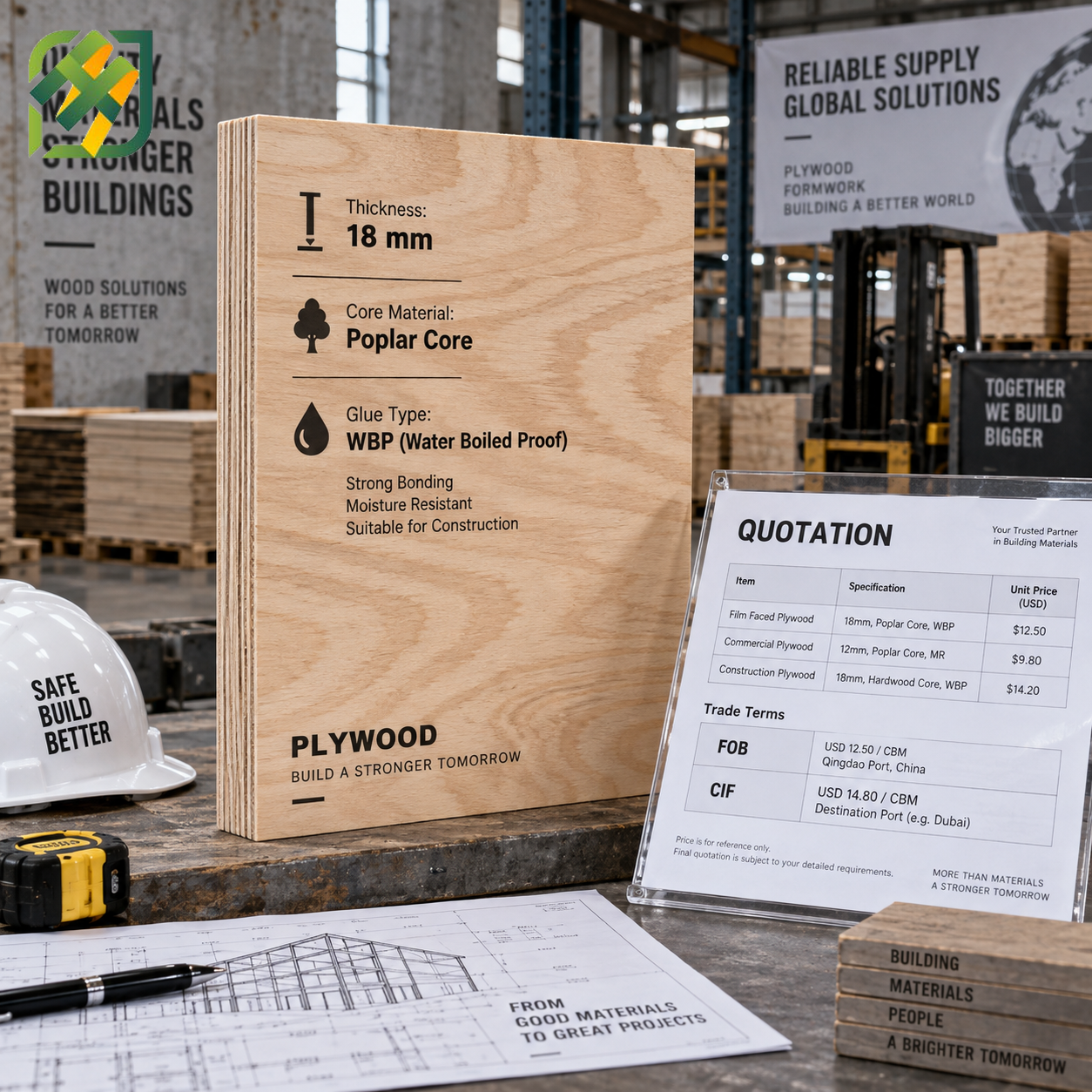 How to Read a Plywood Quotation: FOB, CIF, Thickness, Core and Glue Explained
