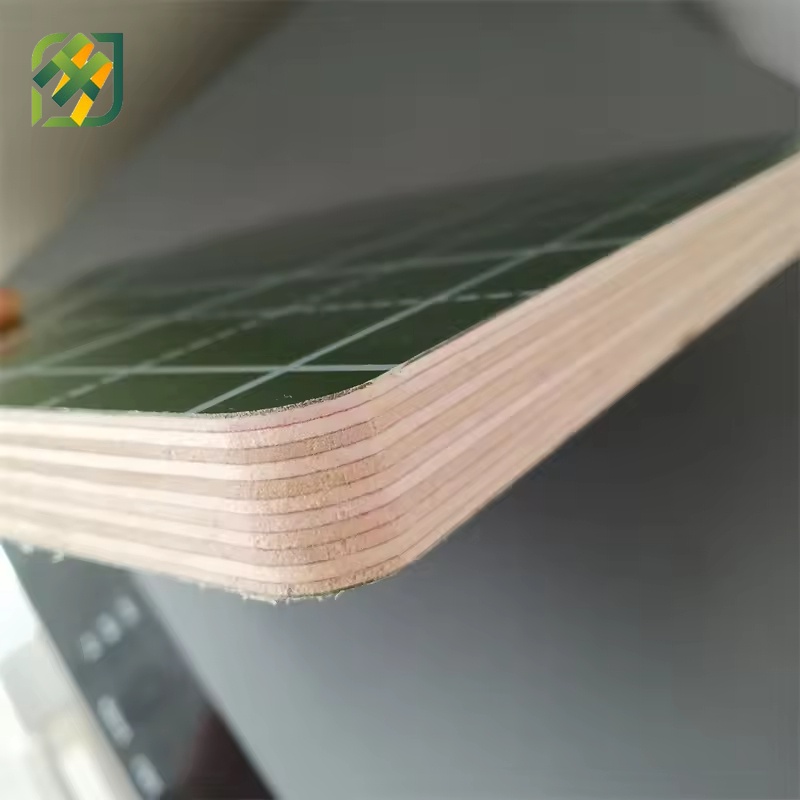 Green PP Plastic Film Faced Reusable Shuttering Plywood for Concrete Construction