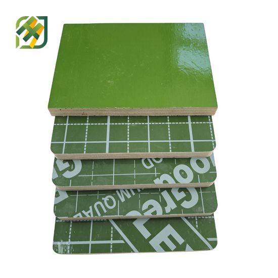 Green PP Plastic Film Faced Reusable Shuttering Plywood for Concrete Construction