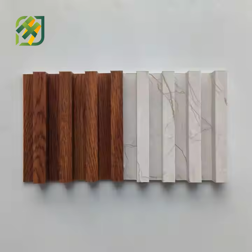 Wood Grain WPC Fluted Wall Panel for Interior Decoration