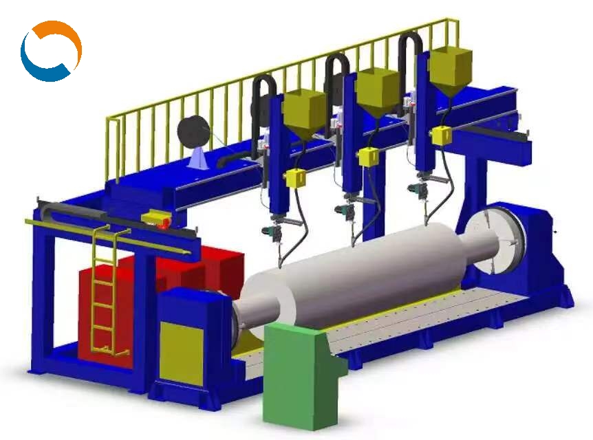 CYLINDER LONGITUDINAL AND CIRCUMFERENTIAL SEAM WELDING EQUIPMENT