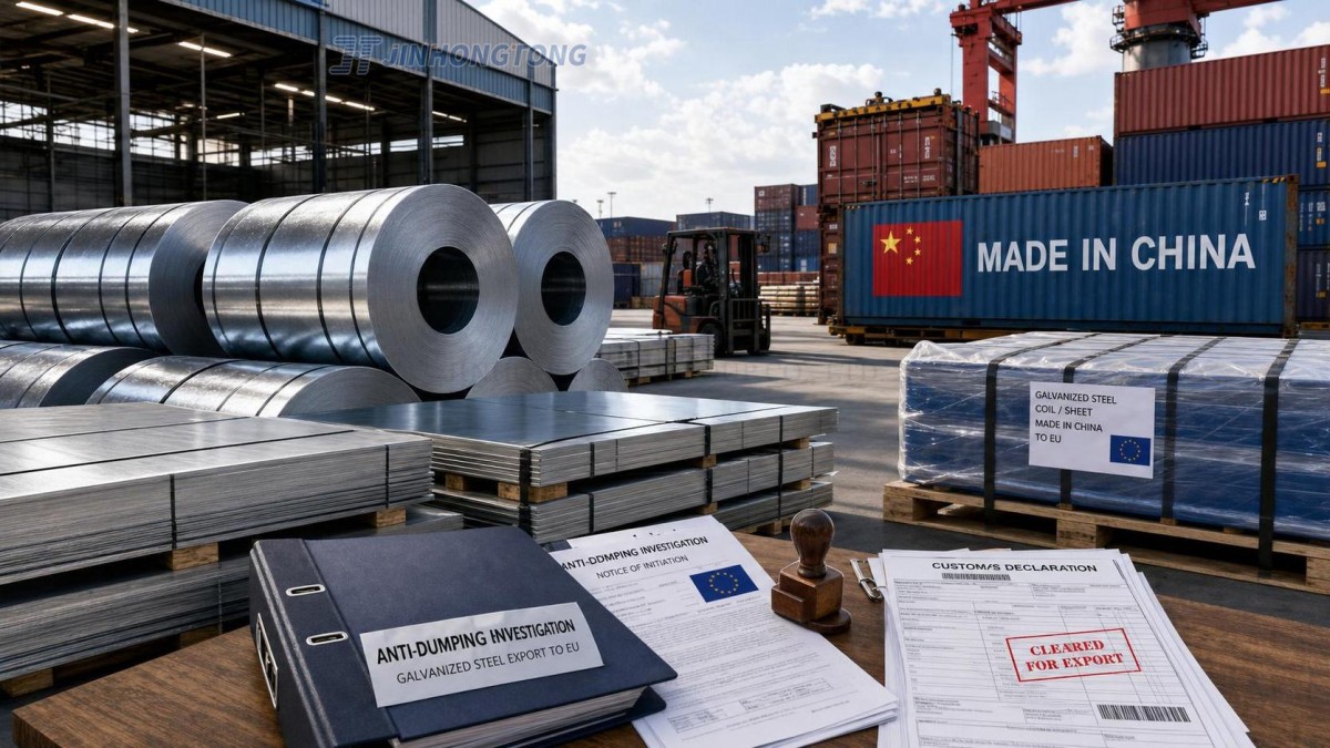 EU Launches Anti-Dumping Probe into Chinese Galvanized Steel Sheets